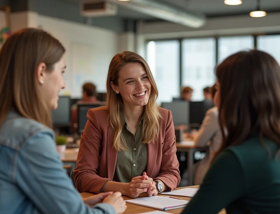Empathy development workshop in office